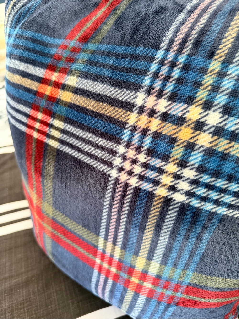 3 Cuddl Duds Plaid Print Plush Throw Pillow. 20”x20”. Multicolor. New with Tags - Picture 15 of 16